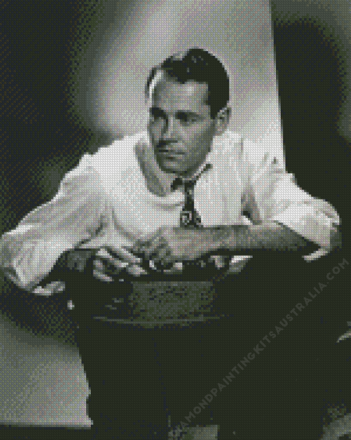 Monochrome Henry Fonda Diamond Painting