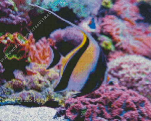 Moorish Idol Underwater Diamond Painting