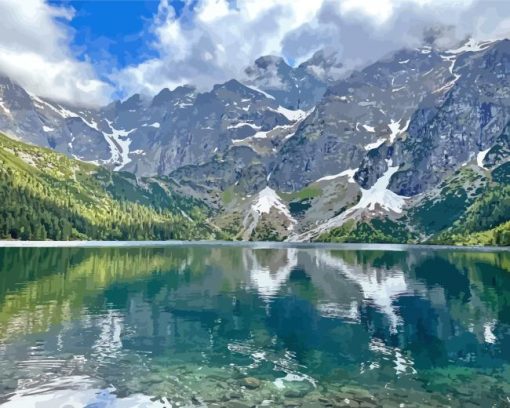 Morskie Oko Diamond Painting