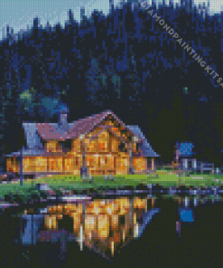 Mountain Home Diamond Painting