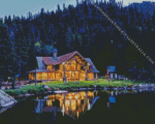 Mountain Home Diamond Painting