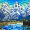 Mountains Three Sisters Diamond Painting