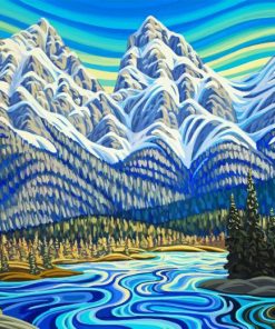 Mountains Three Sisters Diamond Painting