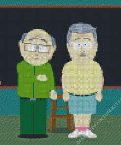 Mr Garrison Characters Diamond Painting