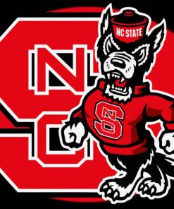 NC State Wolfpack Logo Diamond Painting