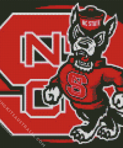 NC State Wolfpack Logo Diamond Painting