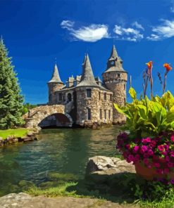 NY Boldt Castle Diamond Painting