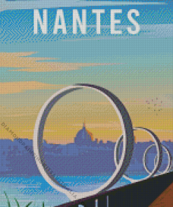 Nantes City Poster Diamond Painting