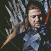 Ned Stark Character Diamond Painting