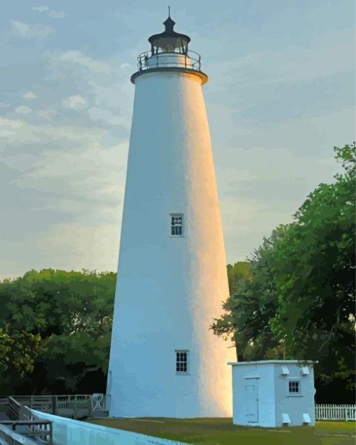 Ocracoke Lighthouse Diamond Painting