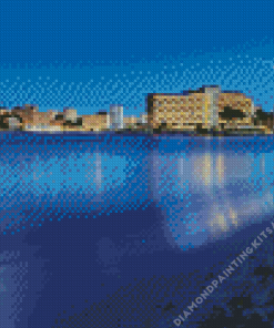 Palma Nova City Diamond Painting