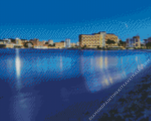 Palma Nova City Diamond Painting