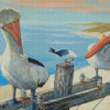 Pelican Birds Diamond Painting