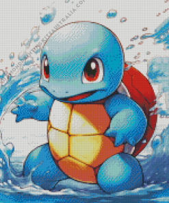 Pokemon Squirtle Diamond Painting