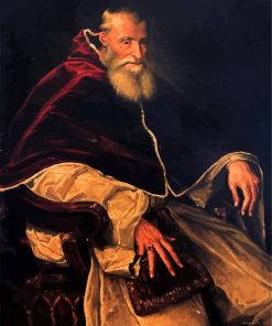 Portrait Of Pope Paul III Diamond Painting