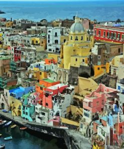 Procida Italy Diamond Painting