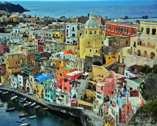 Procida Italy Diamond Painting