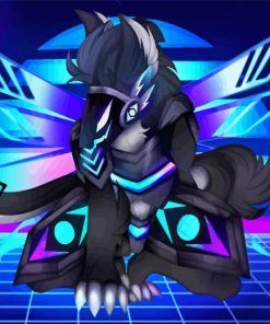 Protogen Furry Video Game Diamond Painting