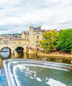 Pulteney Bridge In Bath Diamond Painting