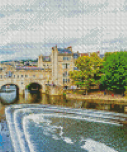 Pulteney Bridge In Bath Diamond Painting