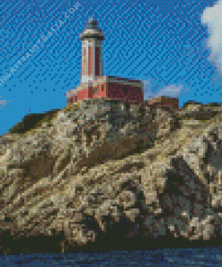 Punta Carena Lighthouse Diamond Painting