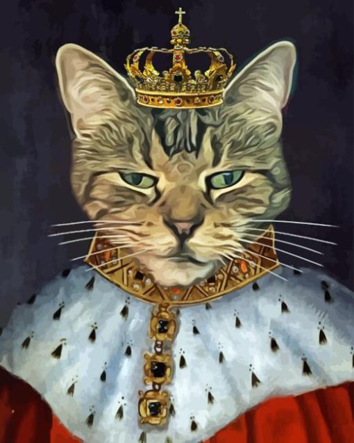 Queen Kitty Diamond Painting