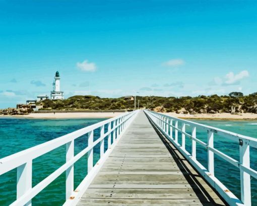 Queenscliff Boardwalk Diamond Painting