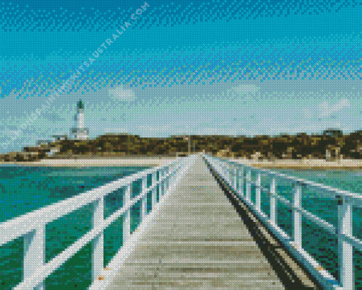 Queenscliff Boardwalk Diamond Painting