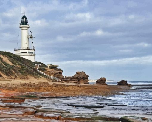 Queenscliff Lighthouse Diamond Painting