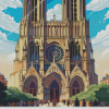 Reims Cathedral Diamond Painting