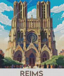 Reims Cathedral Diamond Painting