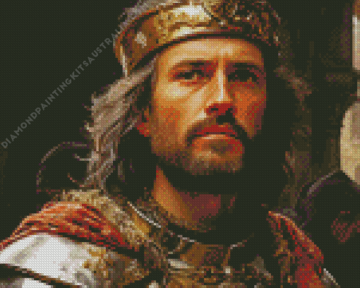 Richard The Lionheart Character Diamond Painting