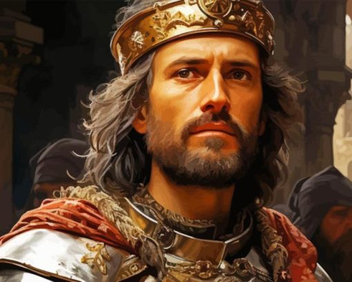 Richard The Lionheart Character Diamond Painting