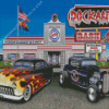 Rock And Roll Diner Diamond Painting