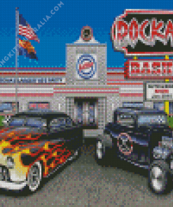 Rock And Roll Diner Diamond Painting