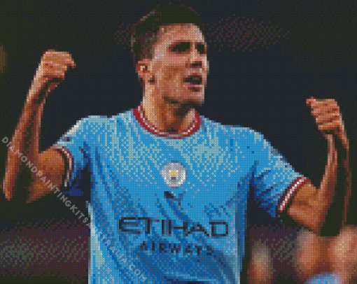 Rodri Spanish Player Diamond Painting