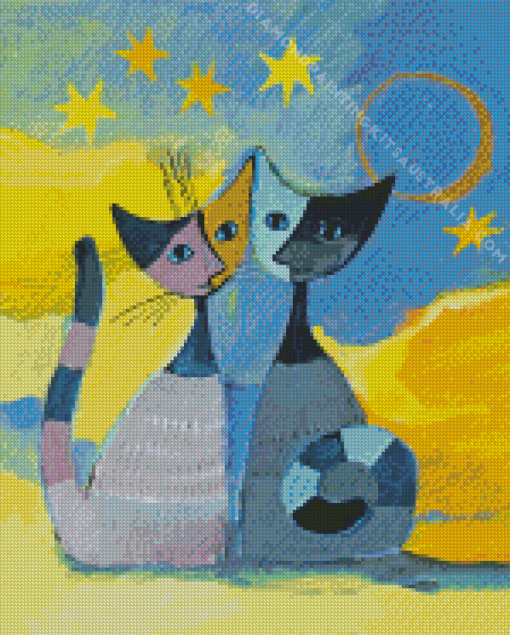 Rosina Wachtmeister Cats Diamond Painting