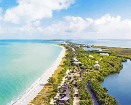 Sanibel Island In Florida Diamond Painting