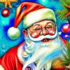 Santa On Beach Diamond Painting