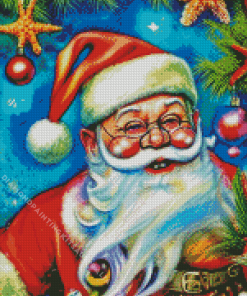 Santa On Beach Diamond Painting