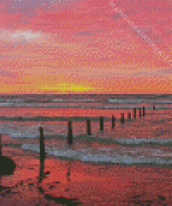 Sauble Beach At Sunset Diamond Painting