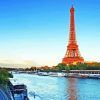 Seine River Eiffel Tower Diamond Painting