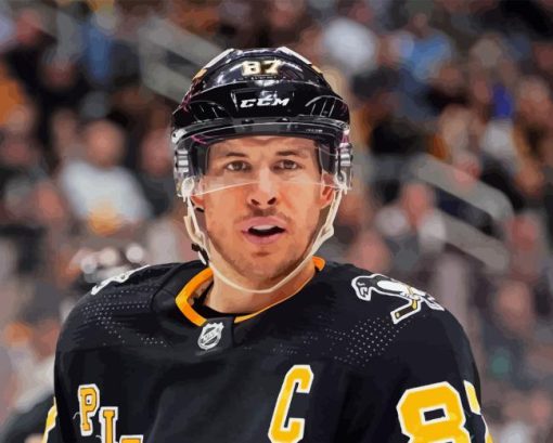 Sidney Crosby Player Diamond Painting