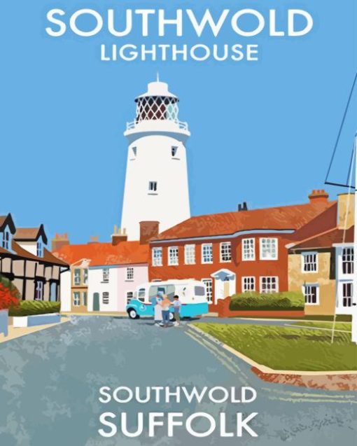 Southwold Lighthouse Poster Diamond Painting