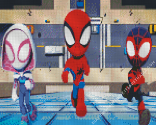 Spidey And His Amazing Friends Diamond Painting