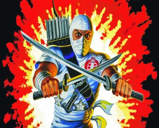 Storm Shadow Gi Joe Character Diamond Painting