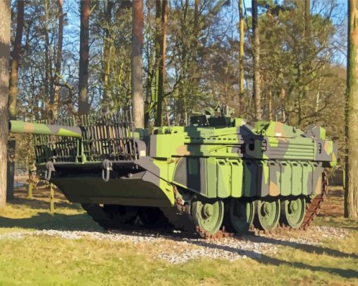 Stridsvagn 103 Diamond Painting