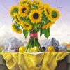 Sunflowers And Lemons Diamond Painting