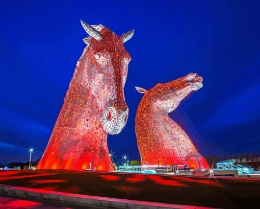 The Kelpies Of Scotland Diamond Painting