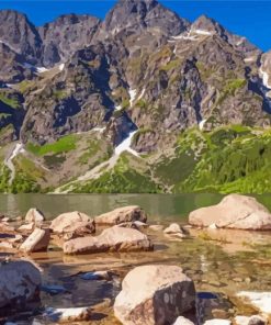 The Morskie Oko Lake Diamond Painting